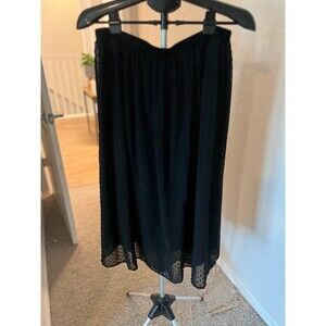 Adrianna Pappel Black Maxi Skirt size XL